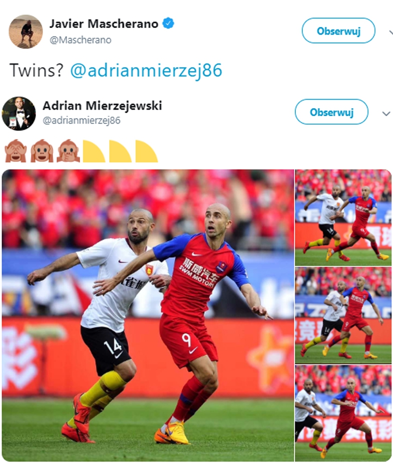 Tak Mascherano skomentował zdjęcie z Mierzejewskim! :D